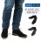 カジュアルシューズ メンズ レースアップ ビジネス 通勤用 軽量 靴 ブラック ネイビー 24.5cm～28.5cm
