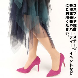 パンプス ハイヒール ポインテッドトゥ ヒール9cm パーティー フォーマル ピンクパンプス スエード ピンヒール ブラック 黒 結婚式 ブラックフォーマル 美脚パンプス シンプル 入学式 ママ 入園式 春靴 大きいサイズ